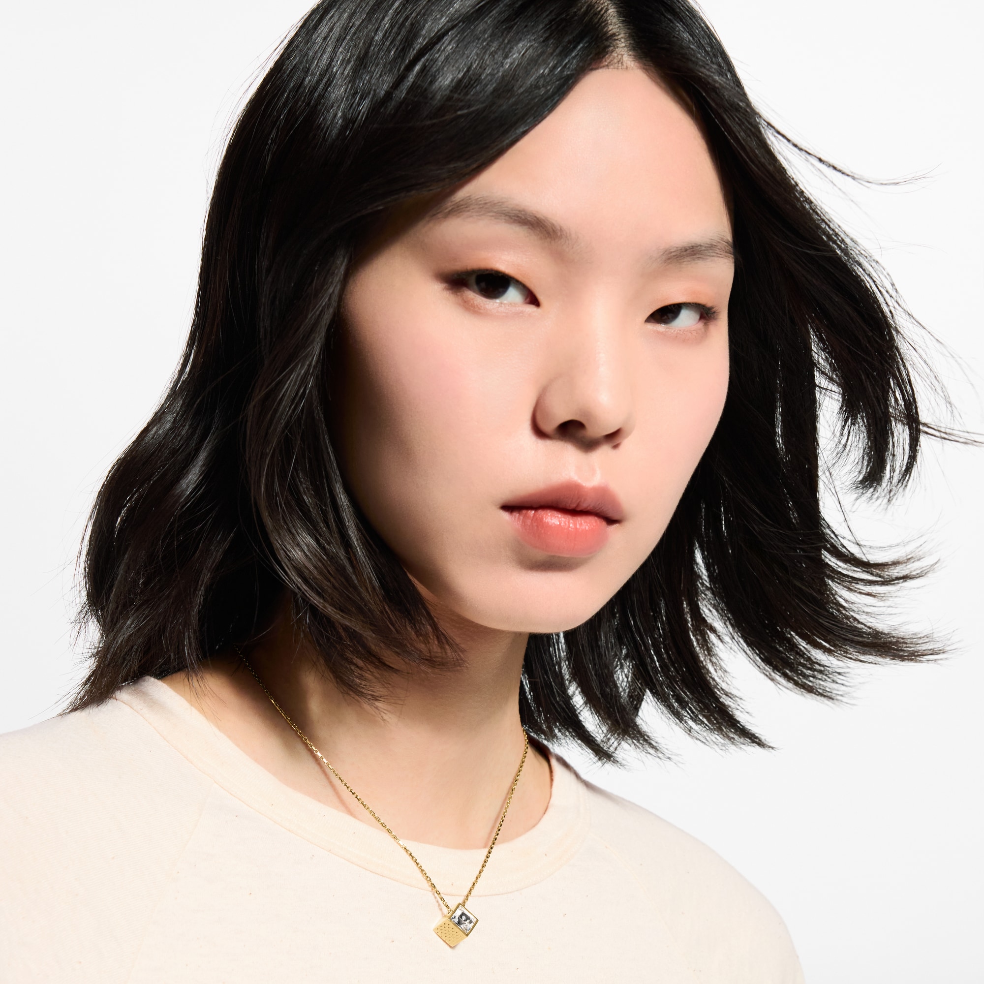 LV Cube Necklace . - Luxury Fashion Jewellery - M03970 Gold